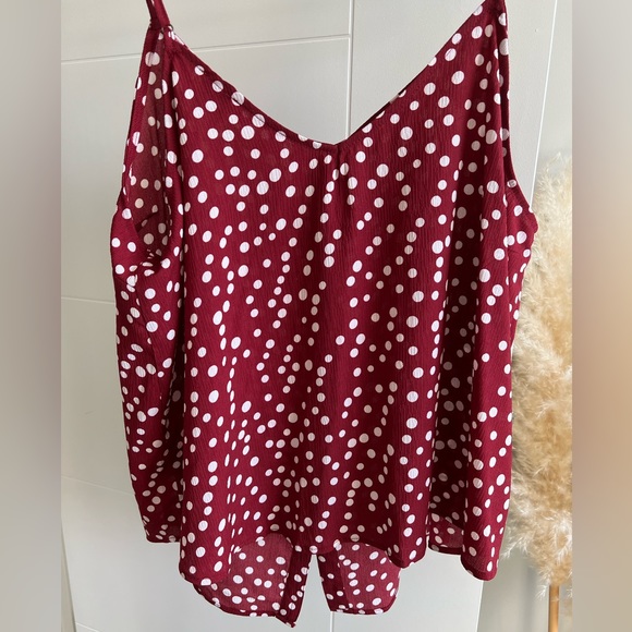 Hayden Polka Dot Tank Top - 2x - Picture 8 of 9